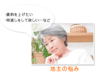 地主の悩み